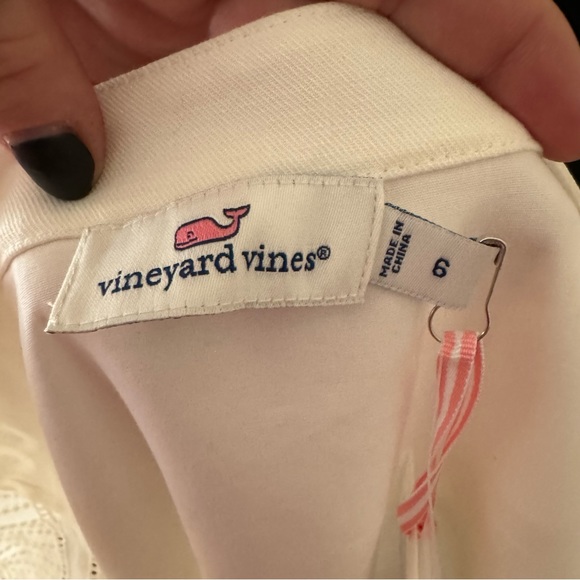 NWT Vineyard Vines White Eyelet City Shift Dress - Picture 12 of 12